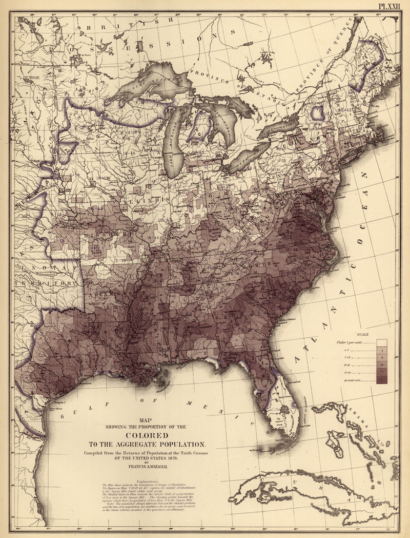 Illustration for article titled Beautiful, hi-res census maps provide fascinating snapshots of 1870s America